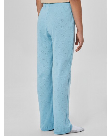 Комплект бежевый +сердечки на голубом