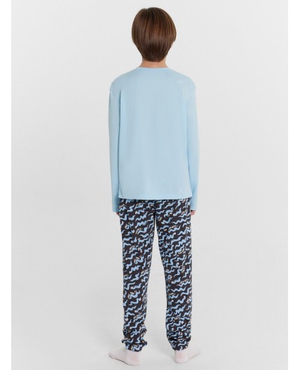 Комплект насыщенный голубой +змейки на графите