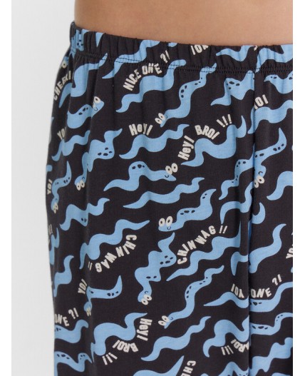 Комплект насыщенный голубой +змейки на графите