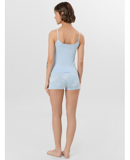 Комплект серо-голубой +таро на голубом +печать