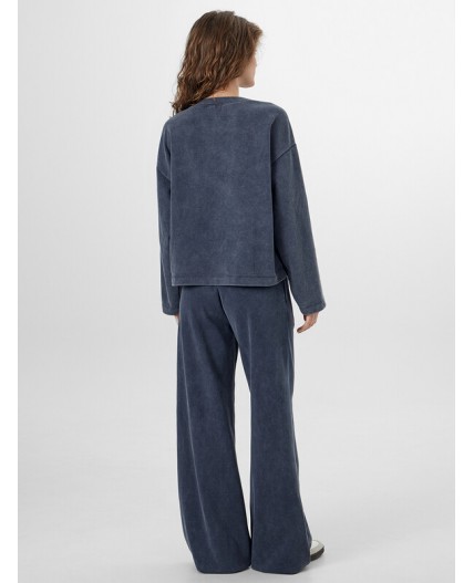 Комплект ACID WASH серо -синий +печать