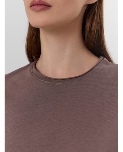 Лонгслив кофейный