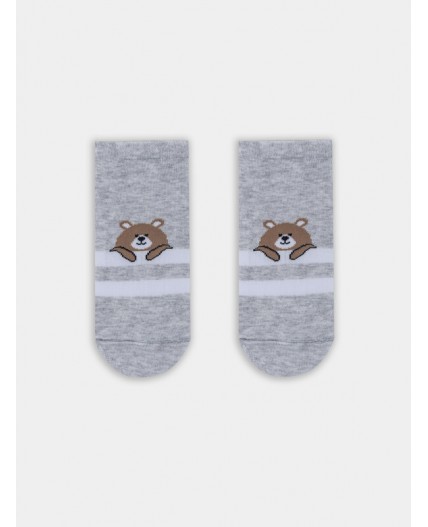 Носки св.серый меланж