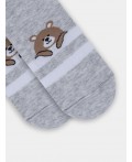 Носки св.серый меланж