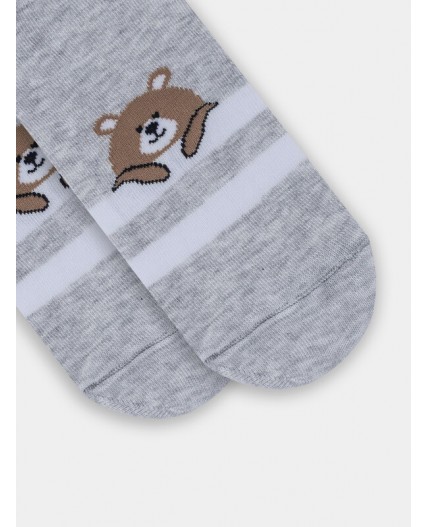 Носки св.серый меланж