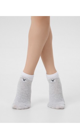 Носки св.серый меланж