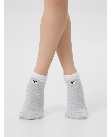 Носки св.серый меланж