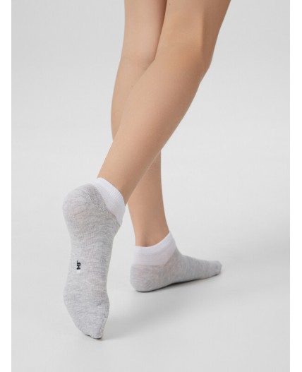 Носки св.серый меланж