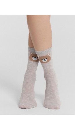 Носки св.серый меланж