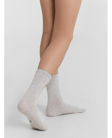 Носки св.серый меланж