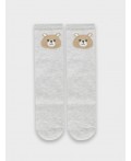 Носки св.серый меланж