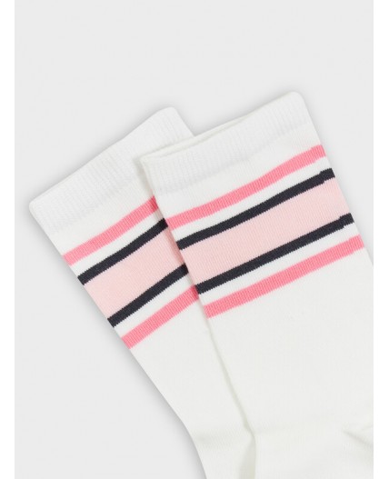 Носки лиловый /белый