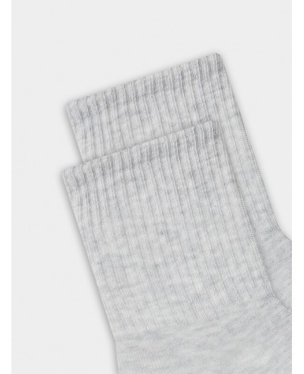 Носки св.серый меланж