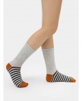 Носки св.серый меланж