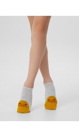 Носки св.серый меланж