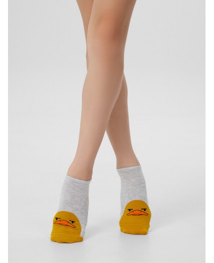 Носки св.серый меланж