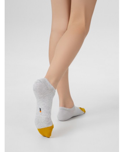 Носки св.серый меланж