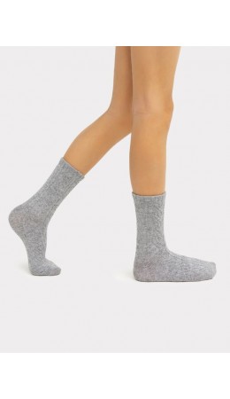 Носки св.серый меланж