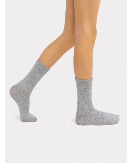 Носки св.серый меланж