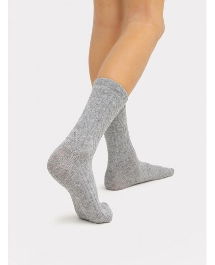 Носки св.серый меланж