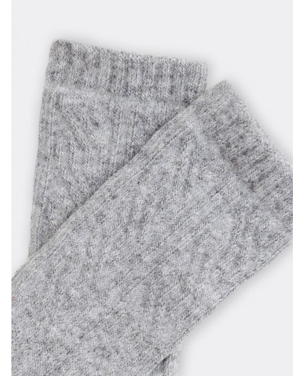Носки св.серый меланж