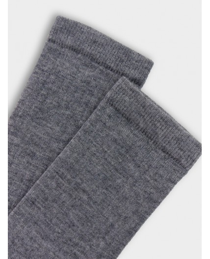 Носки серый меланж