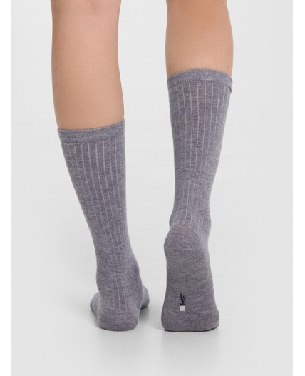 Носки серый меланж