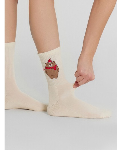 Носки молочный