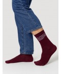 Носки бордовый