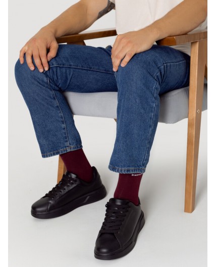 Носки бордовый