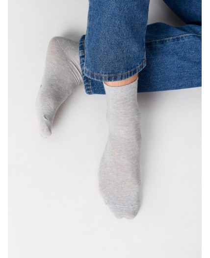 Носки серый меланж
