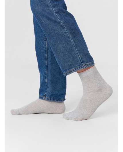Носки серый меланж