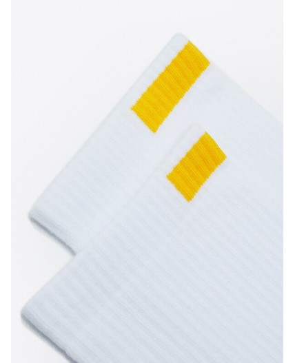Носки белый /желтый