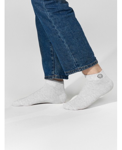 Носки св.серый меланж