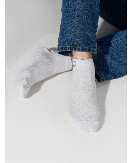 Носки св.серый меланж