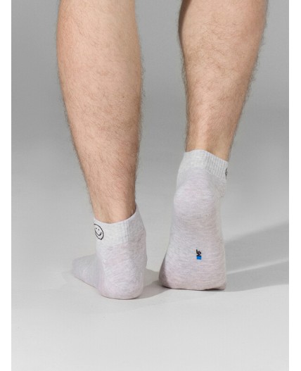 Носки св.серый меланж