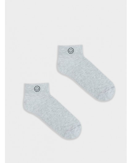 Носки св.серый меланж