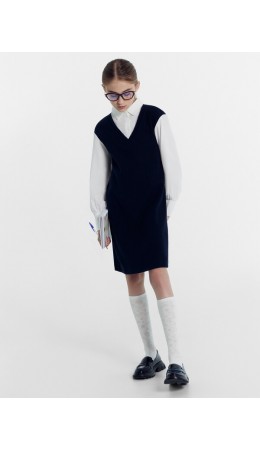 Платье т.синий