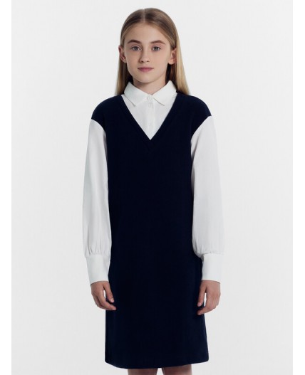 Платье т.синий