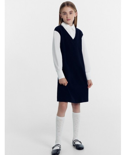 Платье т.синий