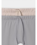 Ползунки серый +пудровый