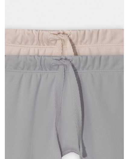 Ползунки серый +пудровый