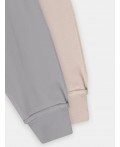 Ползунки серый +пудровый