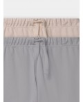 Ползунки серый +пудровый