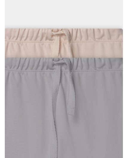Ползунки серый +пудровый