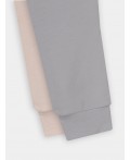 Ползунки серый +пудровый