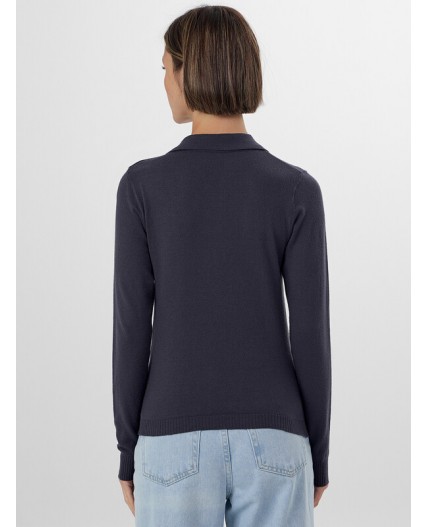 Поло металлический серый