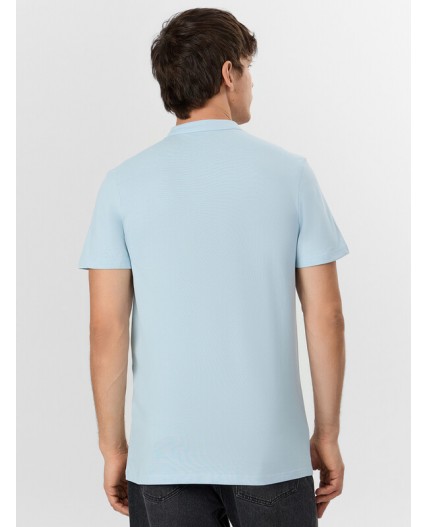 Футболка серо -голубой