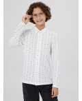 Рубашка геометрия на белом
