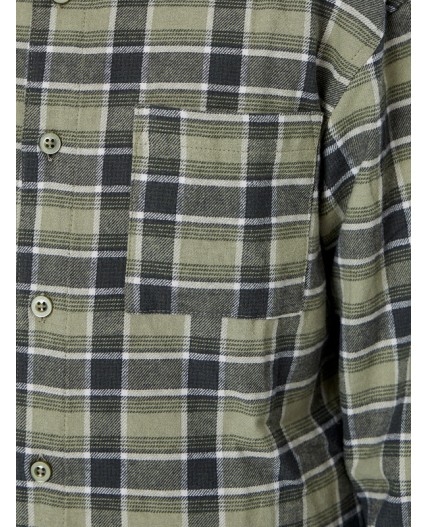 Рубашка зеленая клетка